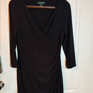 Ralph Lauren Black Long Sleeve Dress